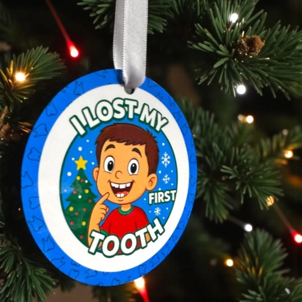 I Lost My First Tooth Ornament - Personalized Keepsake for Cherished Memories!